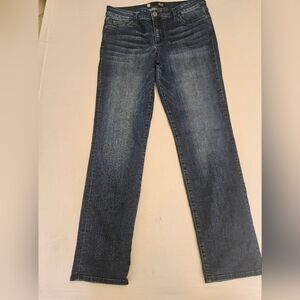 Kut From The Kloth- Pants Women's 10 Blue Denim Catherine Boyfriend 91%cotton.